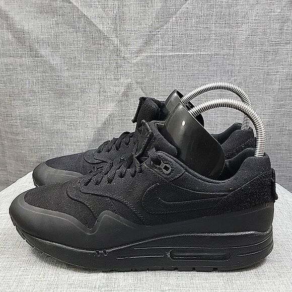 Nike Air Max 1 SP Patches Black Men\'s 9.5 2014 Triple USA canvas one 704901-001 main image 4